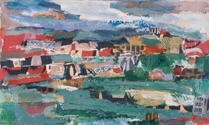 JOHN DAY AMERICAN BORN 1932 DIED 1982 Currently on exhibit at 25 Grand-Rue Vieille Ville 1204 Geneva Switzerland until May 16th 2021 open every day from 11 am to 19-00  see further details WWW.ARTADVISOR.CH